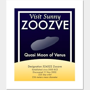 Zoozve solar system travel poster Posters and Art